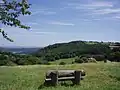 Blick aufs Randecker Maar beim Salzmannstein