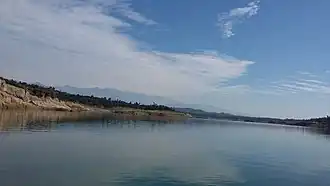 Stausee der Ranjit-Sagar-Talsperre