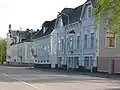 Holzhäuser am Marktplatz