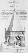 Entwurf der Rantzau-Kapelle aus dem Jahre 1584
