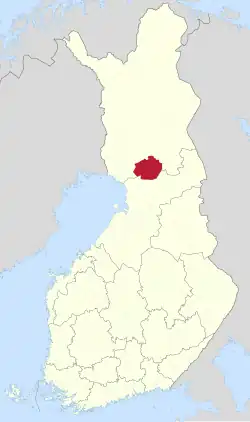 Lage von Ranua in Finnland