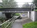 Brücke der Umgehungsstraße Am Flüthedamm in Rosdorf