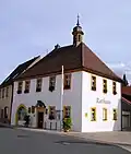 Das Rathaus am Marktplatz