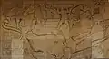 Rathaus Saarlouis, Geschichtsrelief an der Fassade