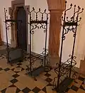 Schmiedeeiserne Garderobenständer