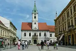 Rathaus und Marktplatz