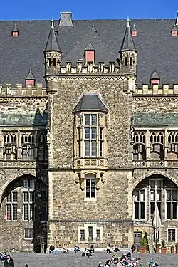 Treppenhaus von außen
