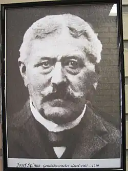 Josef Spinne, Gemeindevorsteher Hövel 1907–1919