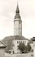 Aufnahme des Rathauses um 1935