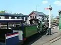 River Irt in Ravenglass railway station