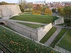 Ravelin Peter der Zitadelle Petersberg (erbaut 1708)