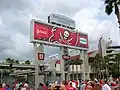 Der Eingang zum Stadion