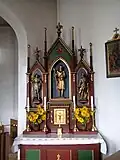 Rechter, neogotischer Seitenaltar