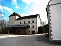Das Mühlengebäude mit dem Turbinenhaus
