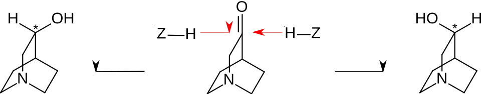 Reduktion von 3-Chinuclidinon zu den enantiomeren 3-Chinuclidinolen