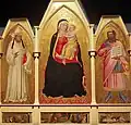 Maria mit Kind und Heiligen