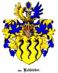 Stammwappen derer von Rehbinder in Klingspors Baltischem Wappenbuch (1882)