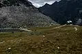 Neue Reichenberger Hütte mit Bödensee (2004)