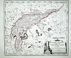 Von Reillys Karte des Rentamts Burghausen - Nro. 161