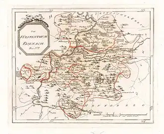 Fürstentum Eisenach (um 1720) – Reilly 371