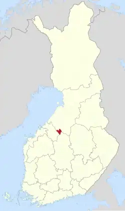 Lage von Reisjärvi in Finnland