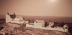 Rekonstruktion der Burg Dagstuhl am Ende des Mittelalters