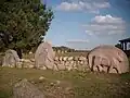 Reliefmauer, Symbol des guten Jahres, Einhorn, Himmelsstier