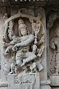 Shiva-Nataraja mit ausgespannter Elefantenhaut