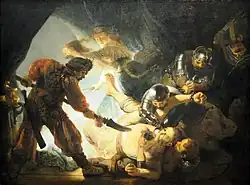 Rembrandt: Die Blendung Simsons