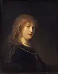 Saskia van Uylenburgh, Öl auf Leinwand, nach 1634, National Gallery of Art, Washington
