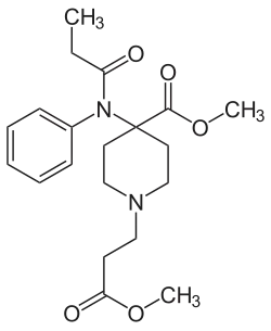 Struktur von Remifentanil