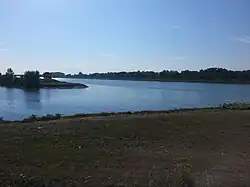 Mündung der Rench in den Rhein