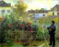 Pierre-Auguste Renoir: Monet beim Malen in seinem Garten in Argenteuil, 1873