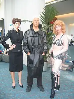 Drei als Replikanten verkleidete Besucher der Comic-Con
