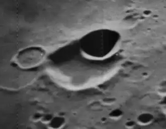 Resnik, Blickrichtung west (Lunar Orbiter 5)