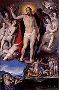 Auferstehung, um 1575. Pinacoteca Nazionale di Bologna.