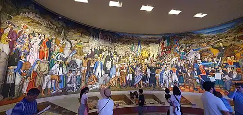 Mural Retablo de la independencia im Castillo de Chapultepec
