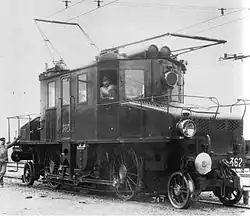 Drehstromlok RA&nbsp;362 von 1902 für die Veltlinbahn