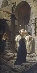 Leichenbegängnis in Italien (1861)