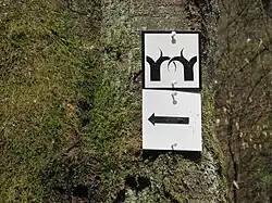 Markierung des Rheingauer Gebück-Wanderweges