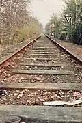 Waldstrecke vor Löttringhausen in den 1970ern