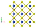 mit Blickrichtung parallel zur c-Achse