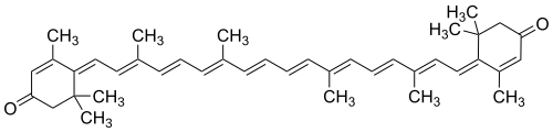 Struktur des Flavoxanthin