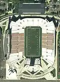 Satellitenbild des Stadions