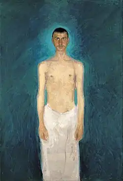 Selbstbildnis als Halbakt, 1902/04