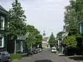 Richthofenstraße in Richtung Ortskern