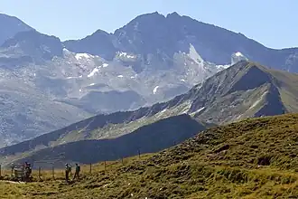 Kölnbreinspitze von Norden (Riedingscharte)