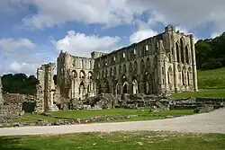 Rievaulx Abbey, das größte Zisterzienserkloster in den Moors.