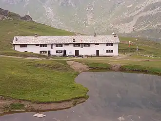 Die Schutzhütte Dondénaz.