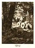 Unruhige Nacht aus dem Zyklus Das Rauschen der lettischen Wälder (um 1910)